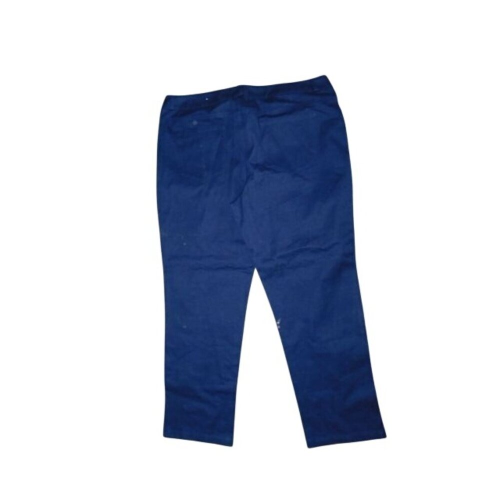 Chico's Size XL (3) Navy Blue STRETCH Albury Slim Ankle Pants NWT - Picture 2 of 2